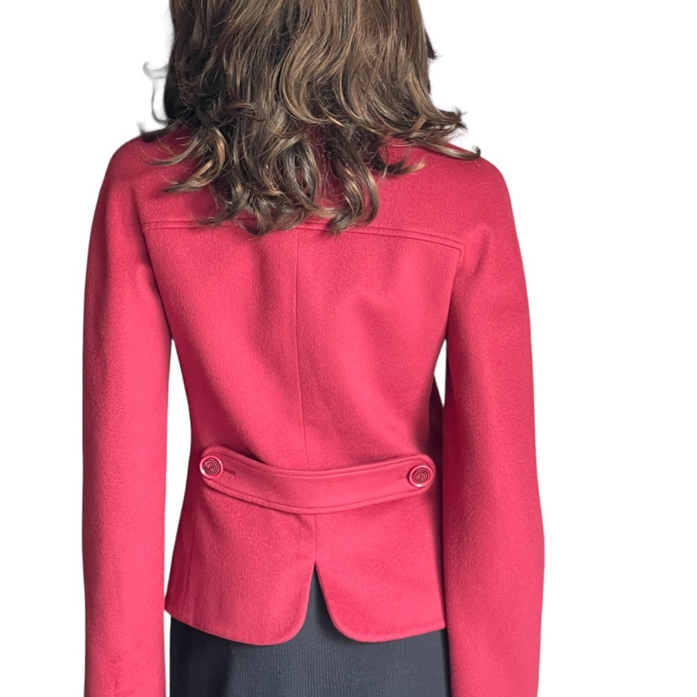 Giorgio Armani Jackets & Coats red blazer wool/ cashmere size EUR 38 (2) USA - Picture 4 of 16